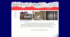 Desktop Screenshot of drywallmart.com